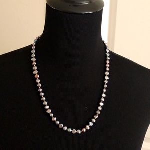 Lovely Freshwater Black/Peacock Pearls 14K Clasp